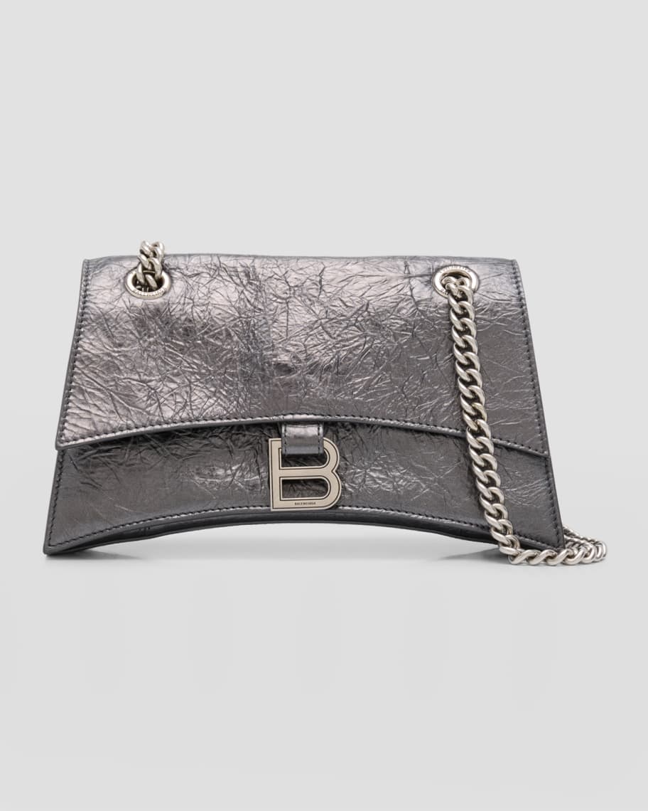 セール！数量限定 BALENCIAGA CRUSHCHAIN メタリックショルダー Balenciaga Crush Small Metallic Chain Bag | Neiman Marcus