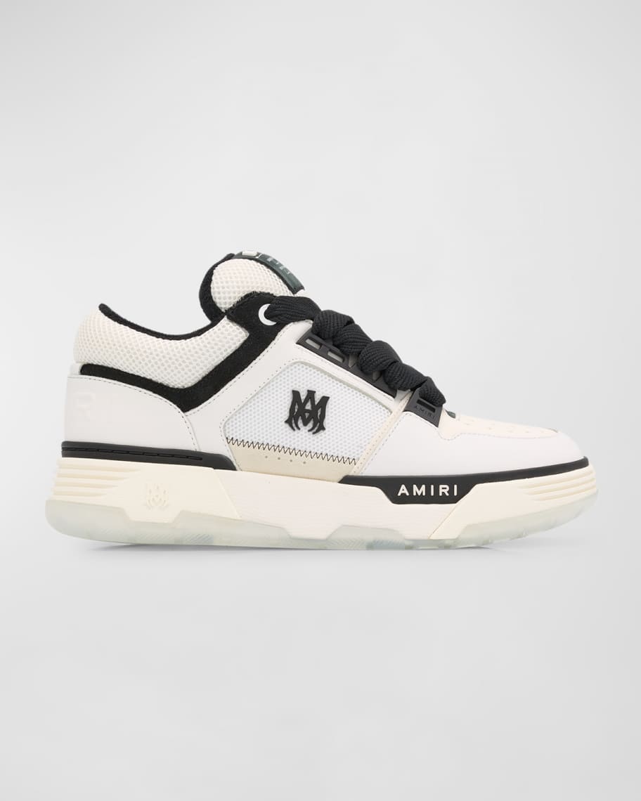 Amiri Men s MA 1 Leather Mesh Low Top Sneakers Neiman Marcus