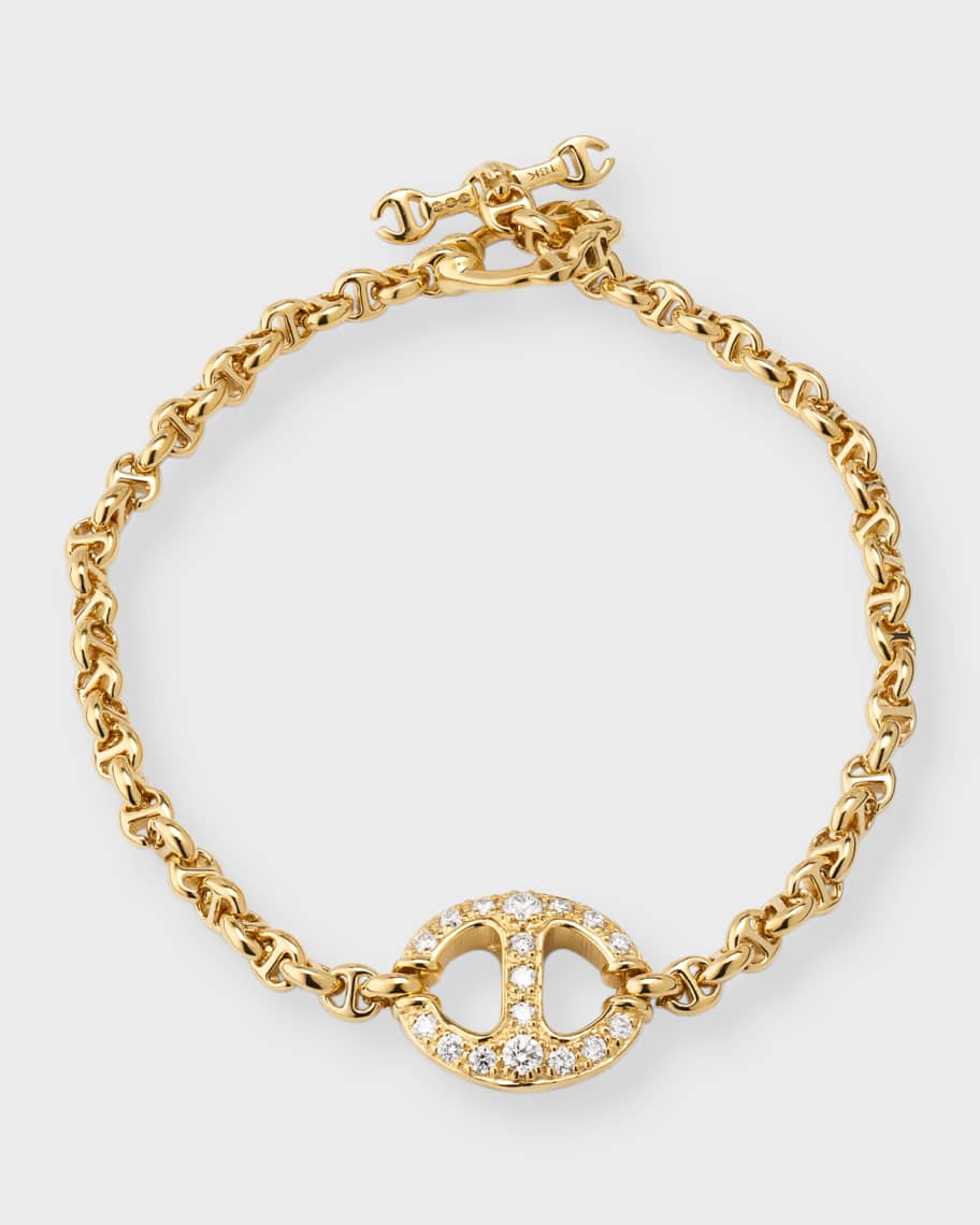 Hoorsenbuhs 18K Yellow Gold Micro Chain Bracelet with