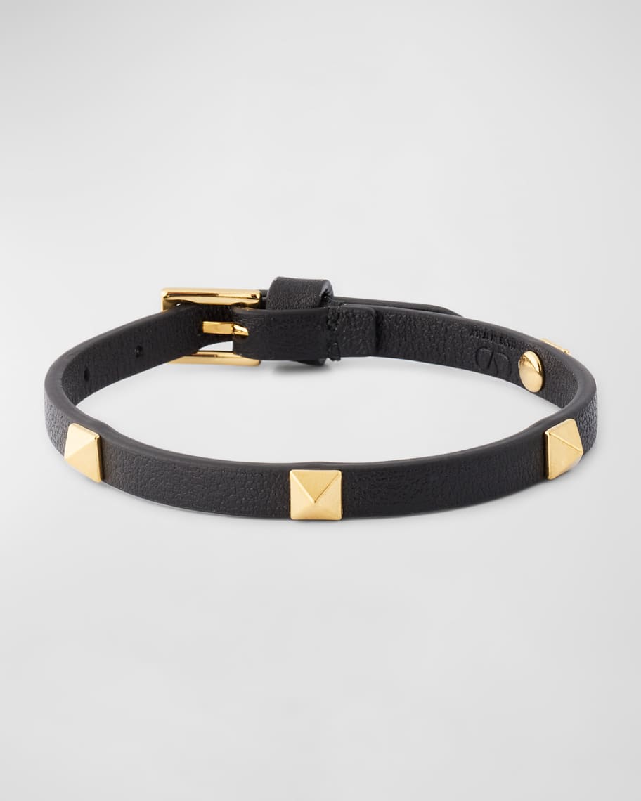 Rockstud leather bracelet hotsell