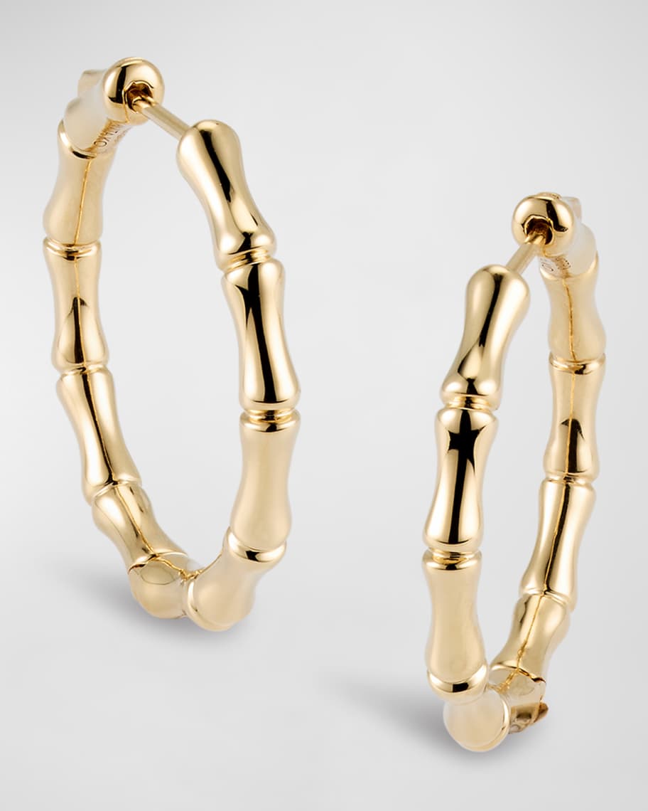 Gucci bamboo hoop earrings on sale