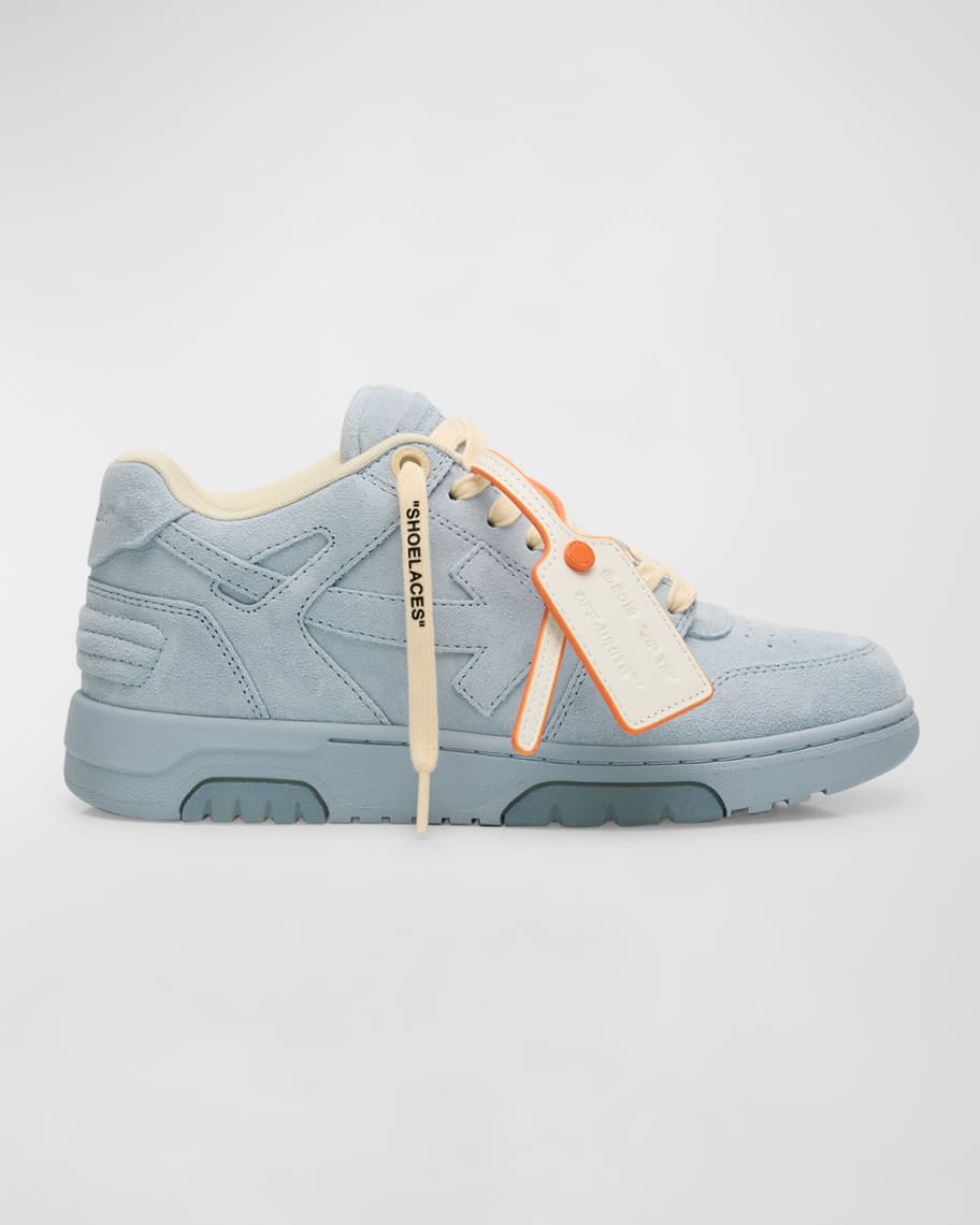 Off White Out Of Office Suede Sneakers Neiman Marcus