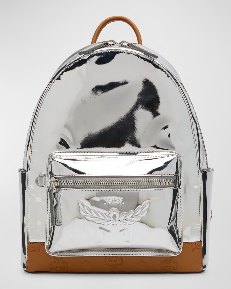 Mcm metallic backpack top