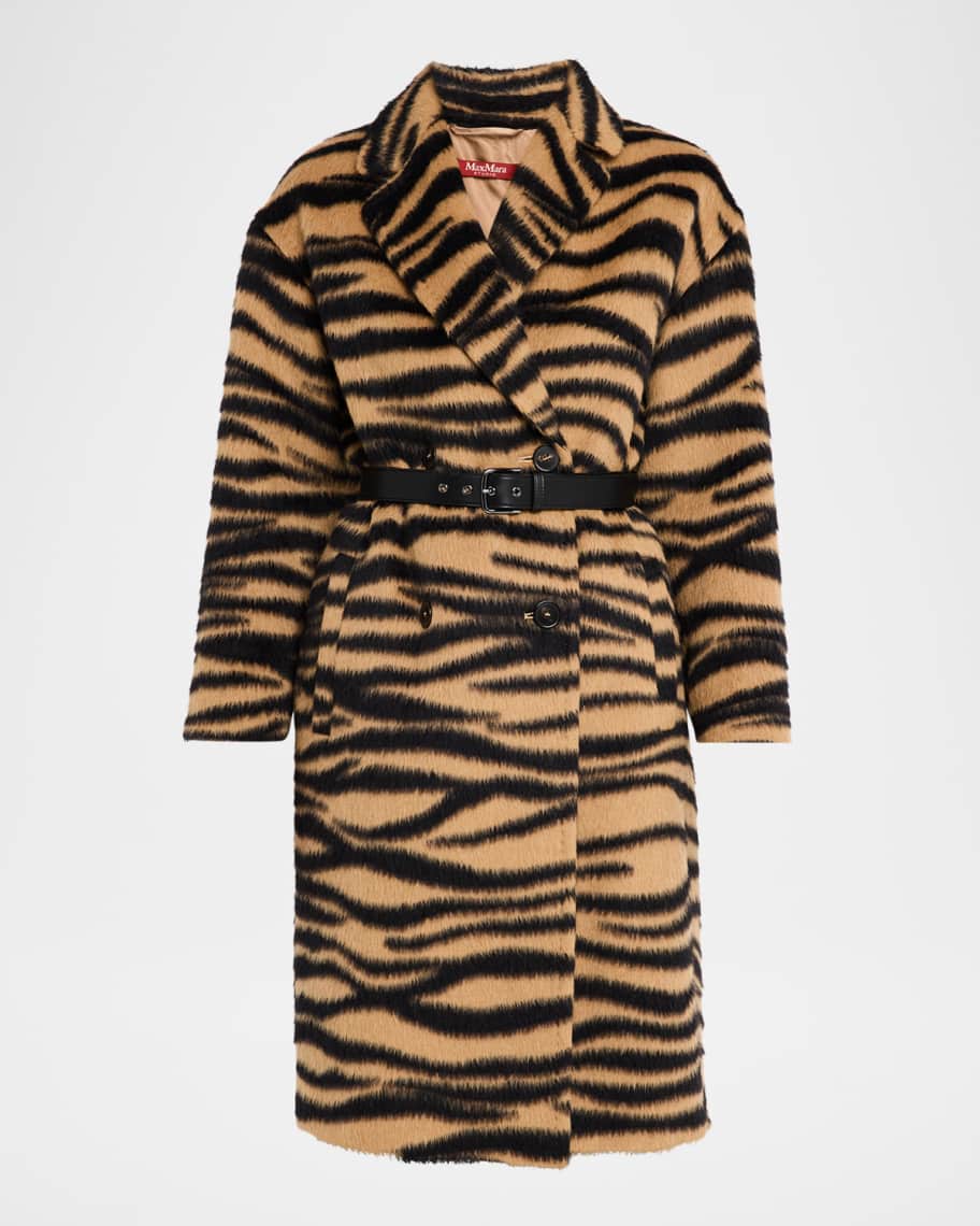 Max mara animal print coat on sale