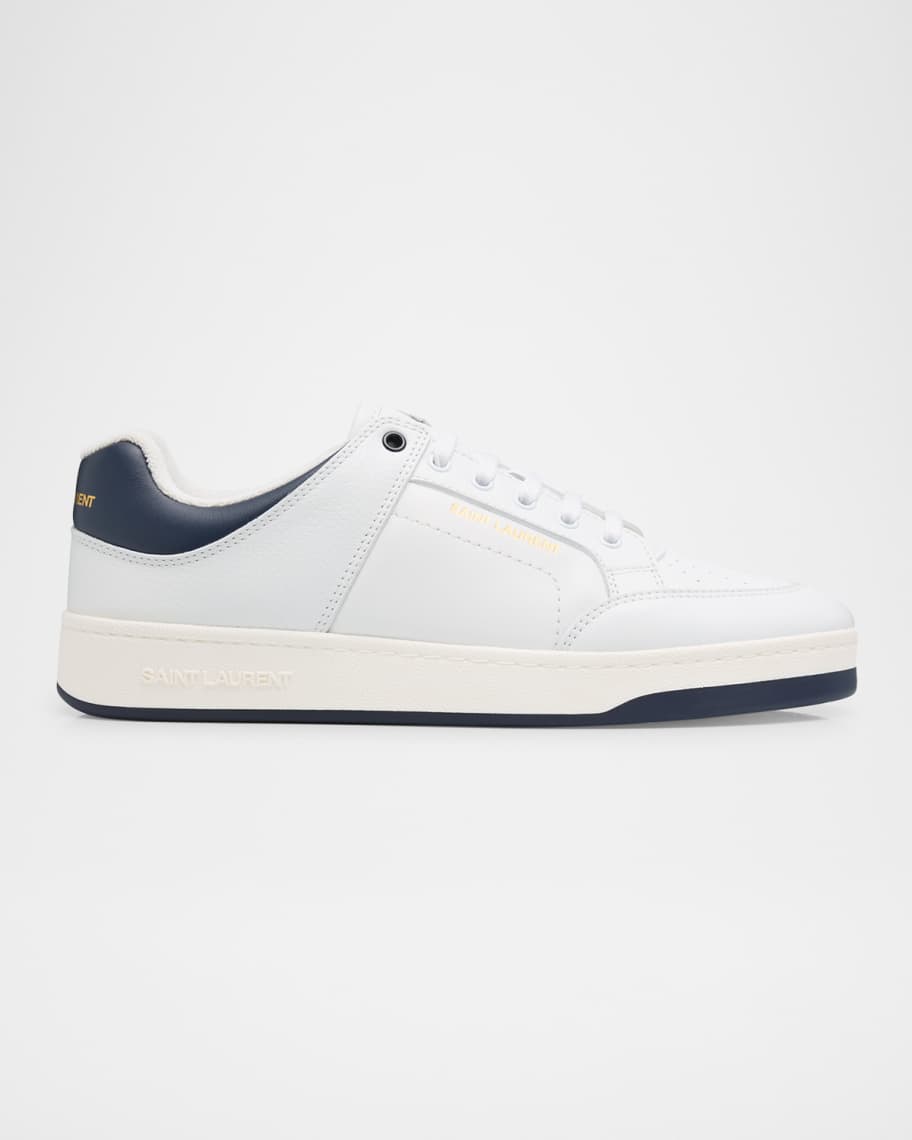 Saint Laurent Men's SL61 Leather Low-Top Sneakers | Neiman