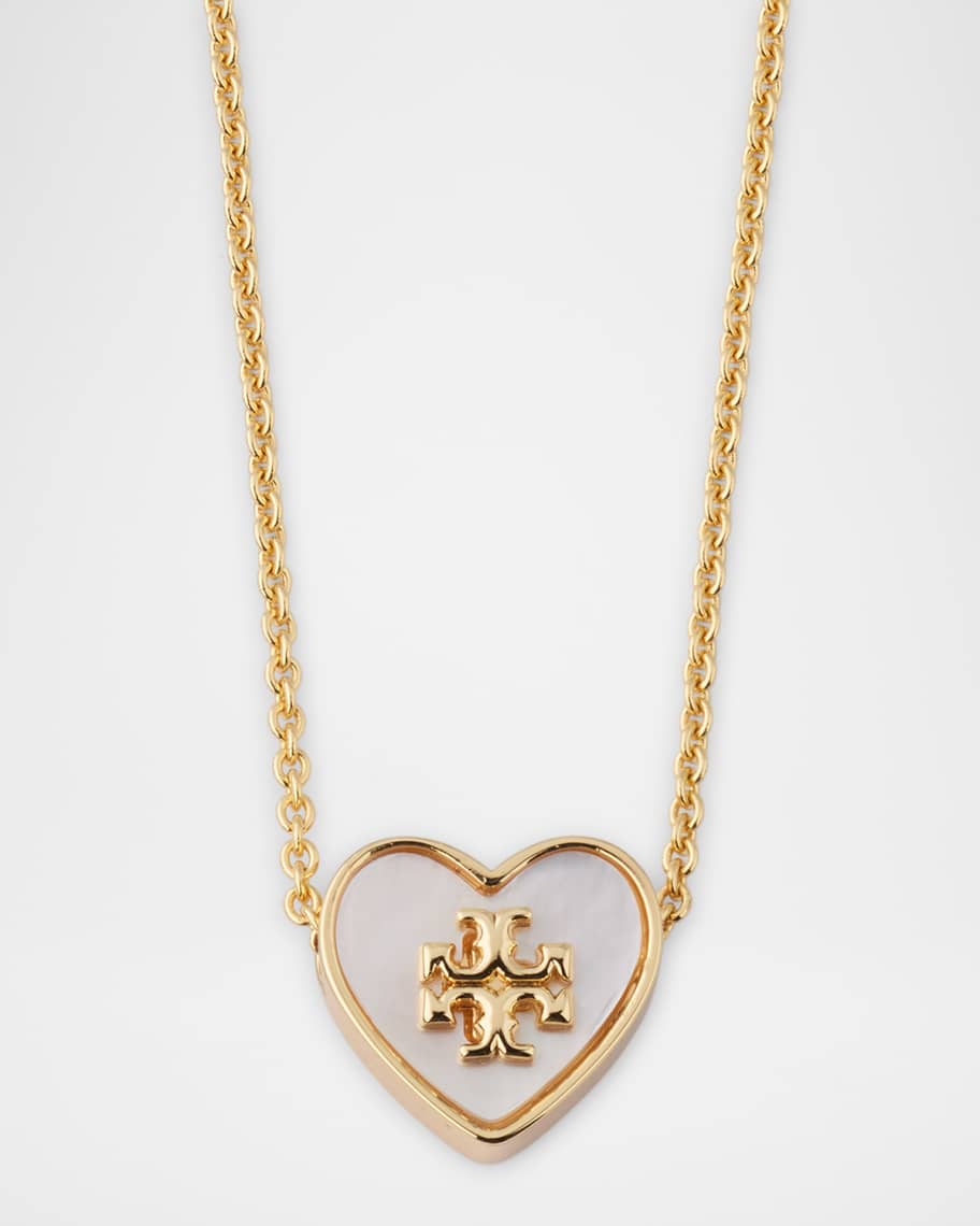 Tory Burch Kira Heart Pendant Necklace | Neiman Marcus