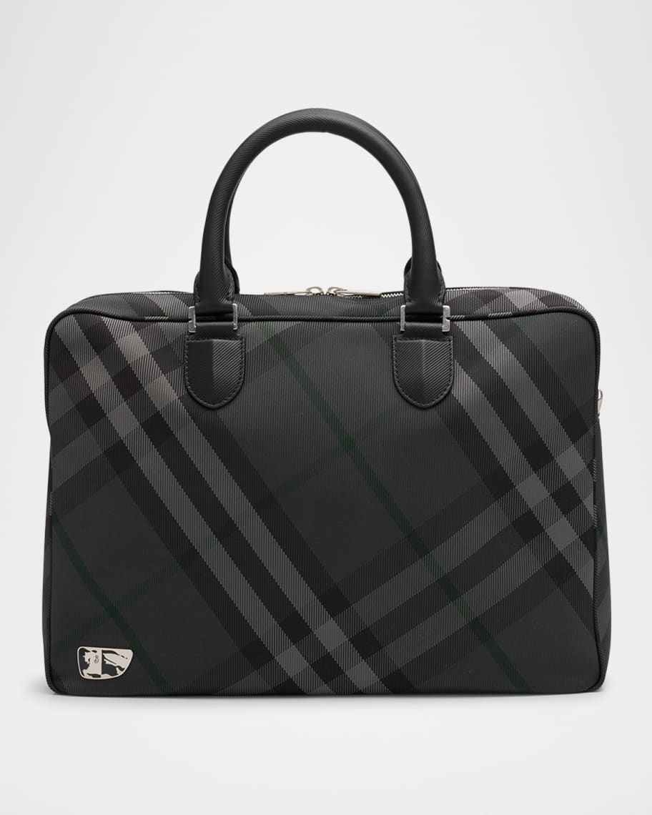 Mens burberry briefcase hot sale