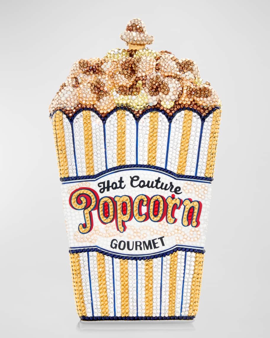 Judith Leiber Couture Hot Couture Popcorn Minaudiere Neiman Marcus