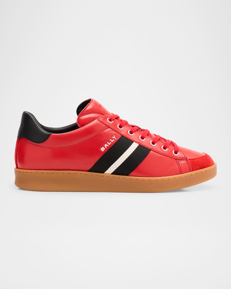 Red bally sneakers hot sale