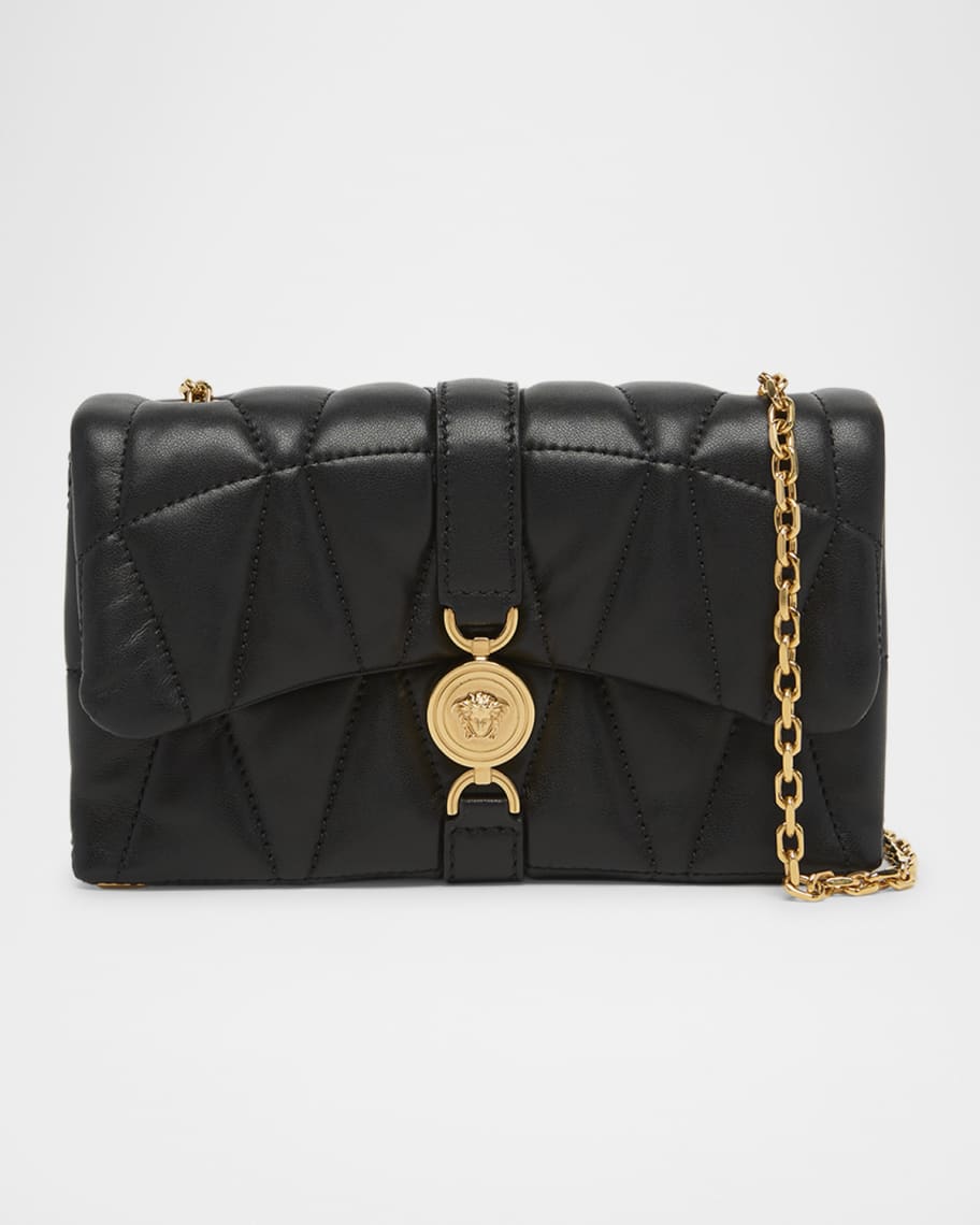 Versace Medusa 95 Mini Quilted Leather Shoulder Bag | Neiman Marcus