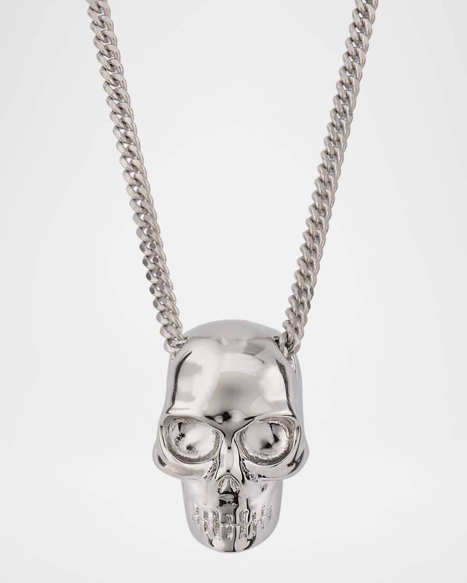 Alexander mcqueen divided skull necklace on sale