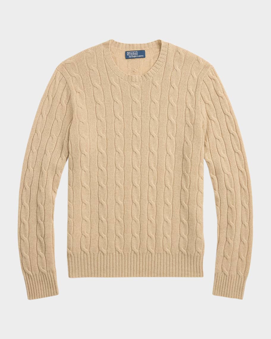 Men's The Iconic Cable-Knit Cashmere Sweater