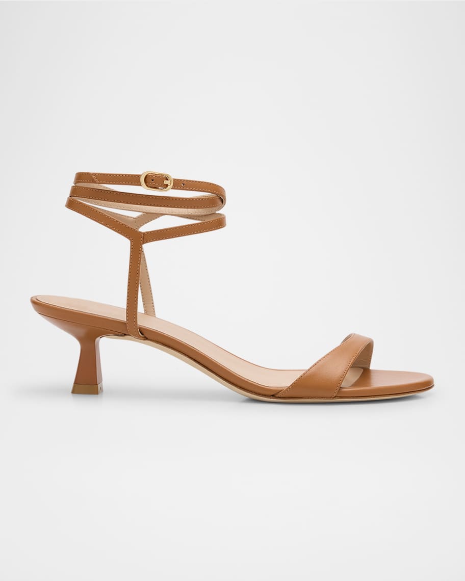 STUART WEITZMAN フラットフォム アンクル ストラッフ サンタル STUART WEITZMAN フラットフォム アンクル ストラッフ サンタル