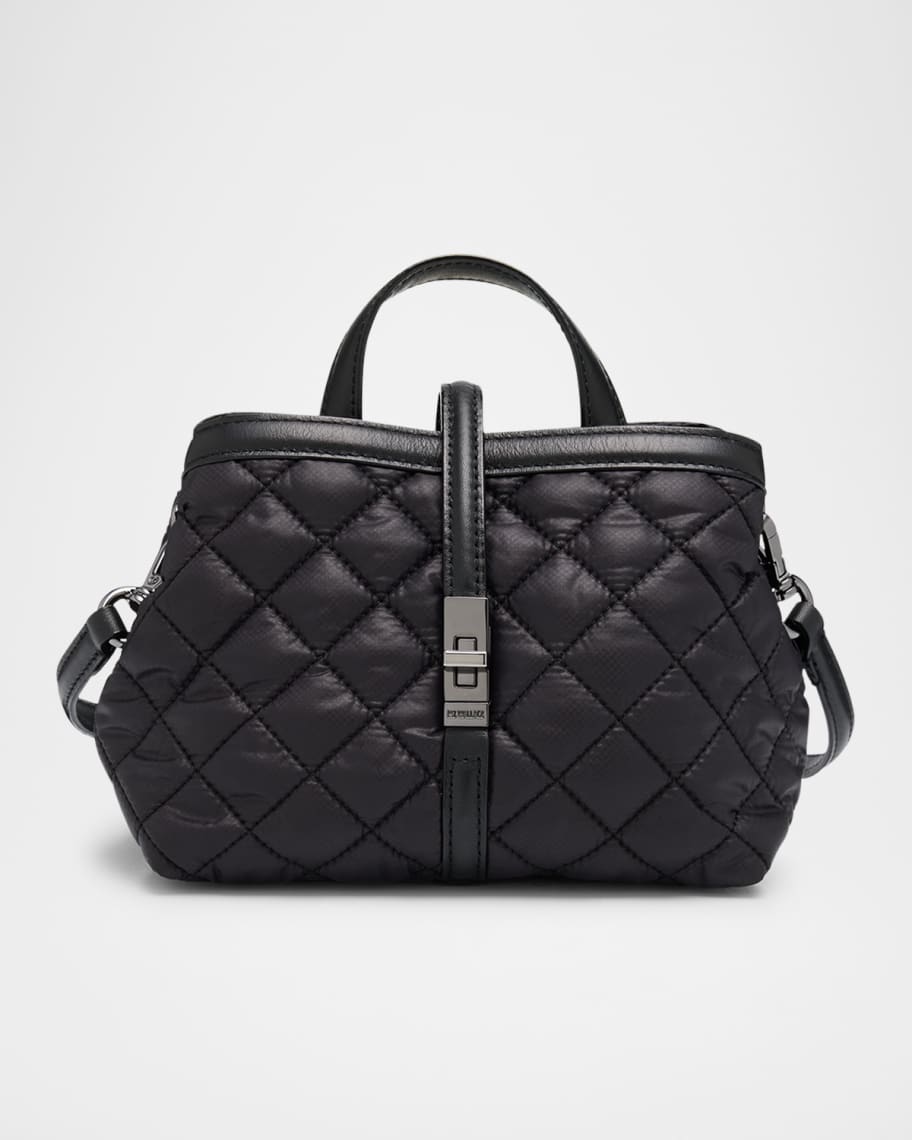MZ WALLACE Astor Mini Quilted Top-Handle Bag | Neiman Marcus