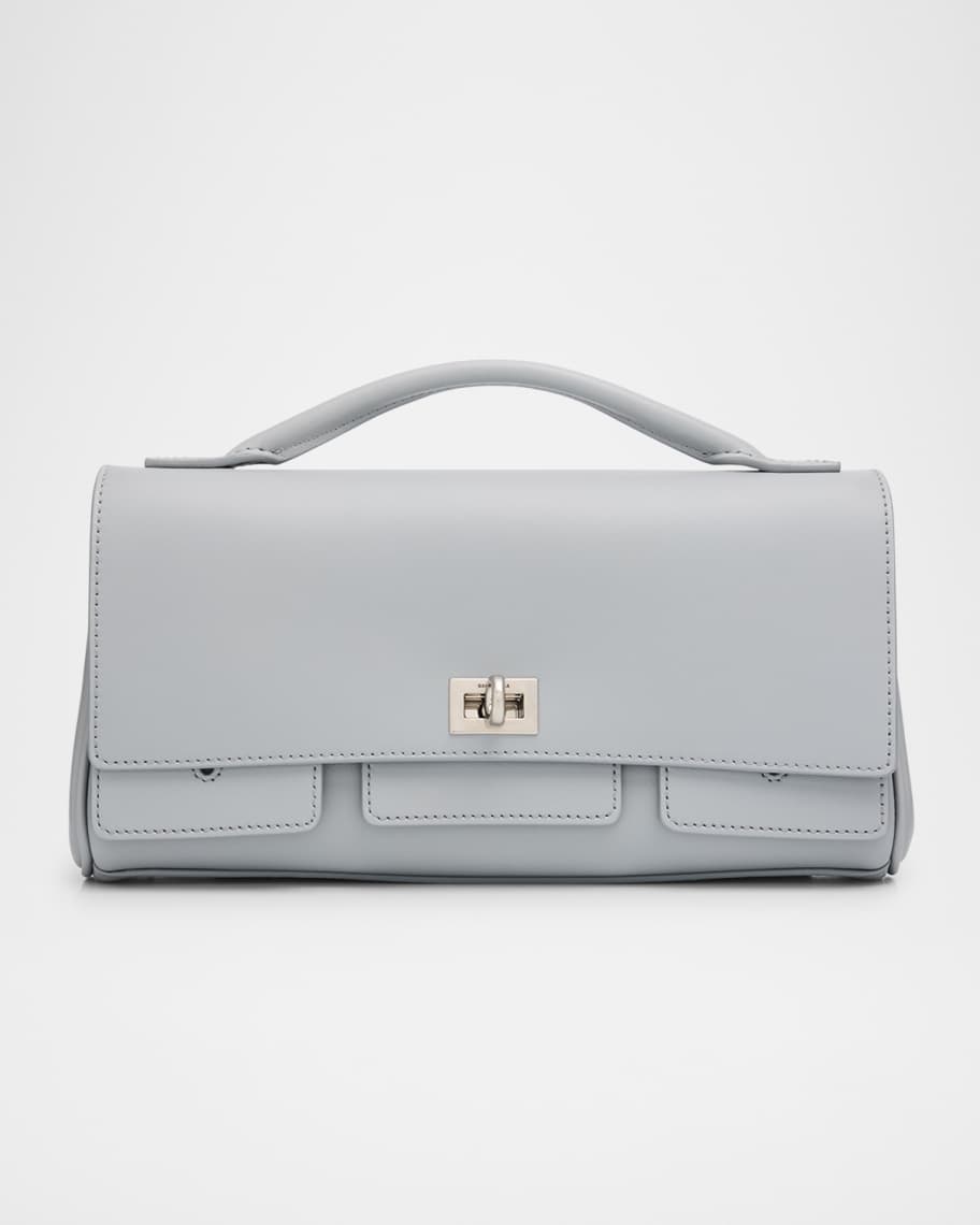 クラッチバッグ BALENCIAGA Bel Air small clutch BALENCIAGA Bel Air small leather clutch | NET-A-PORTER