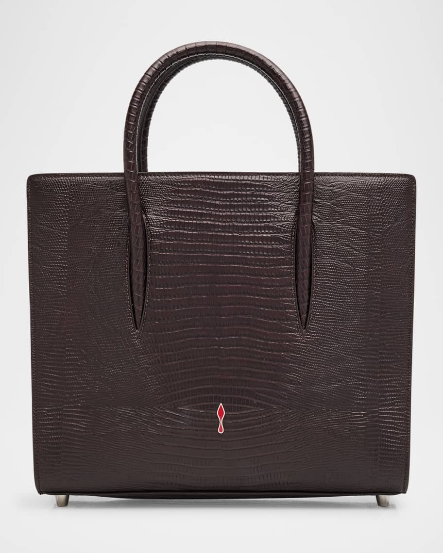 Christian Louboutin Paloma Medium Shoulder Bag in Lizard-Embossed