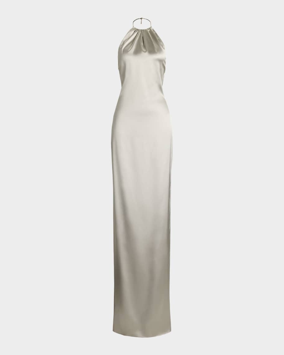 Ralph Lauren Collection Corra Lux Stretch Satin Sleeveless