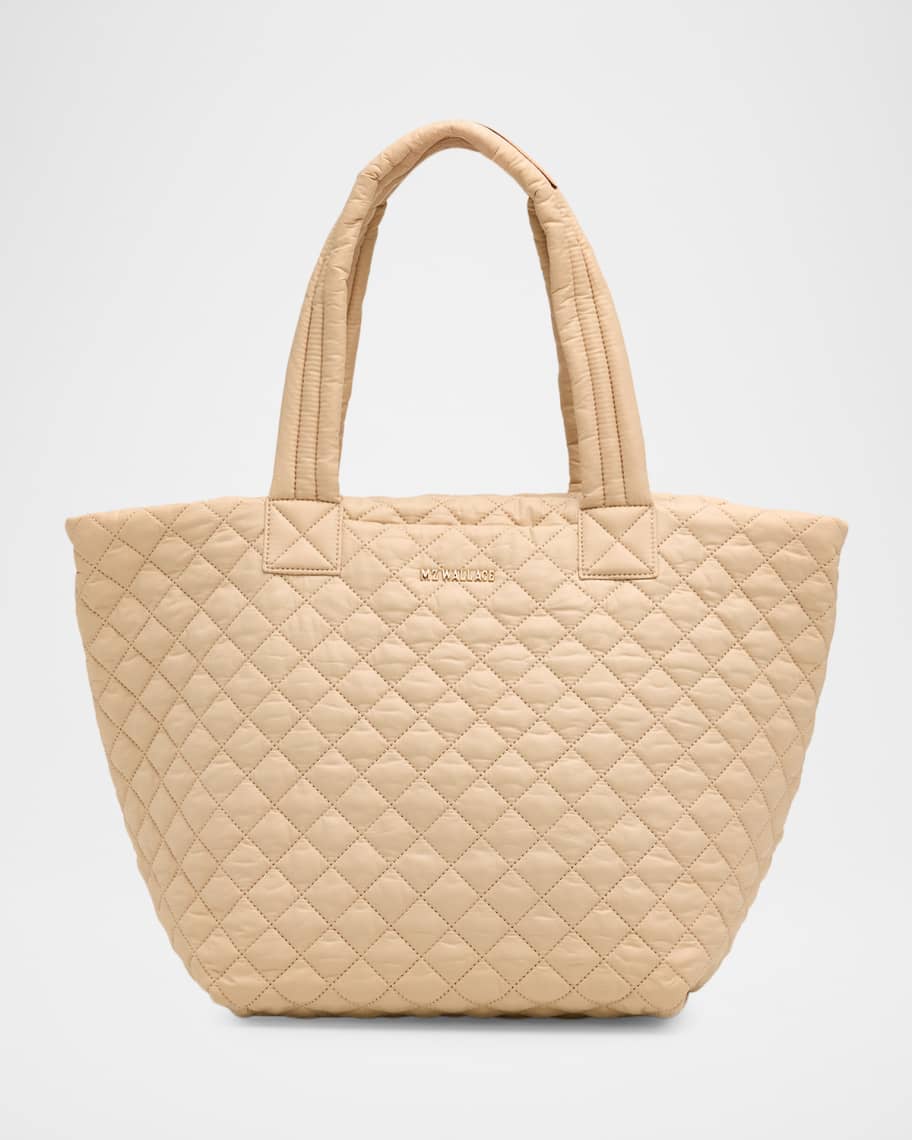 MZ WALLACE Medium Metro Tote Deluxe Quilted Tote Bag | Neiman Marcus