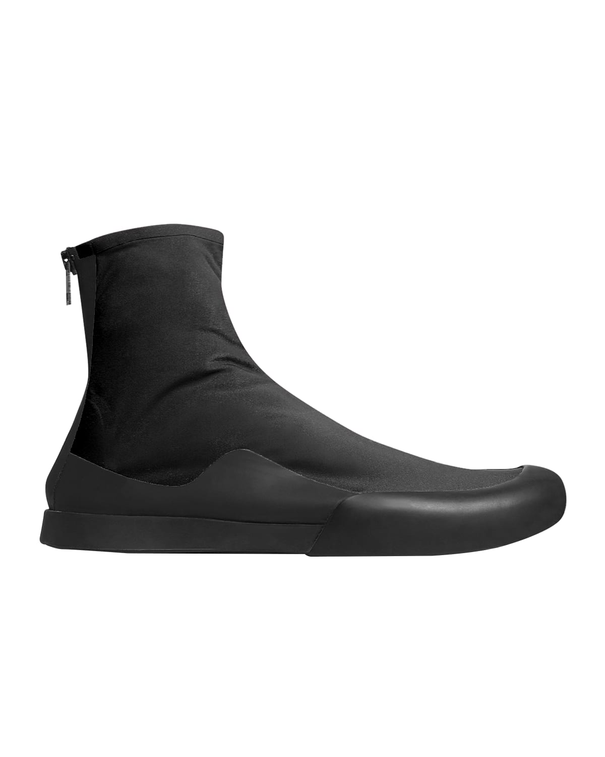 The Row Rubber-trimmed Scuba Ankle Boots In Black | ModeSens