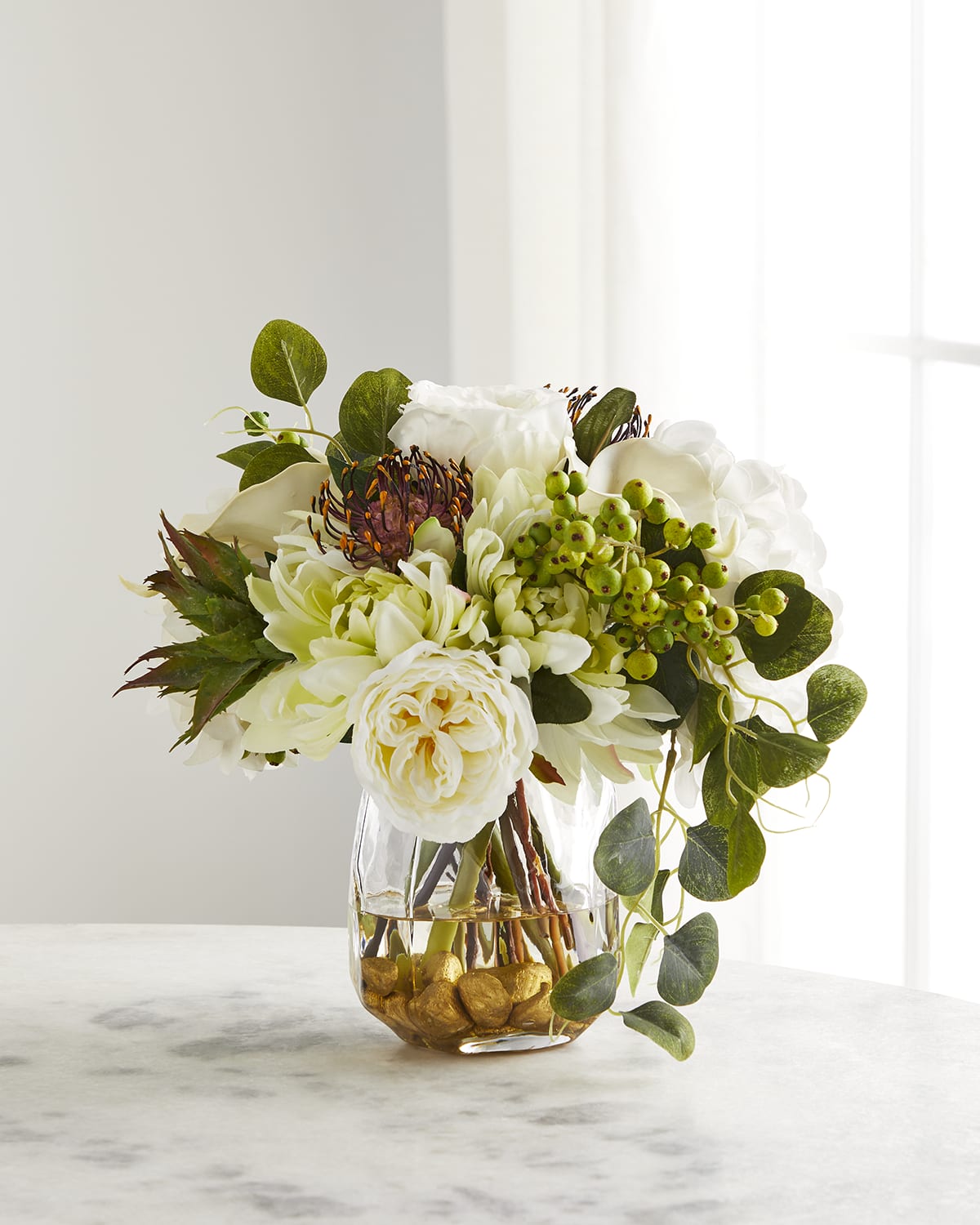 John-Richard Collection First Blush Faux Floral | Neiman Marcus