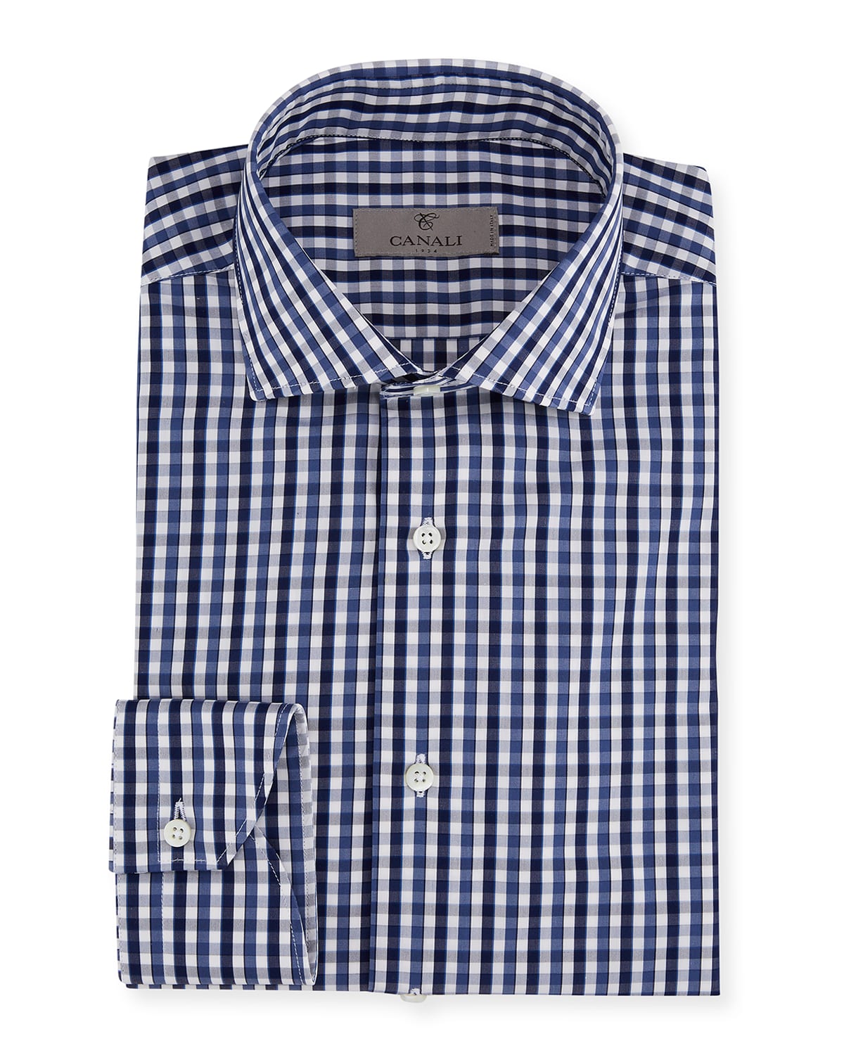 TOM FORD Men's Gingham Dress Shirt Neiman Marcus