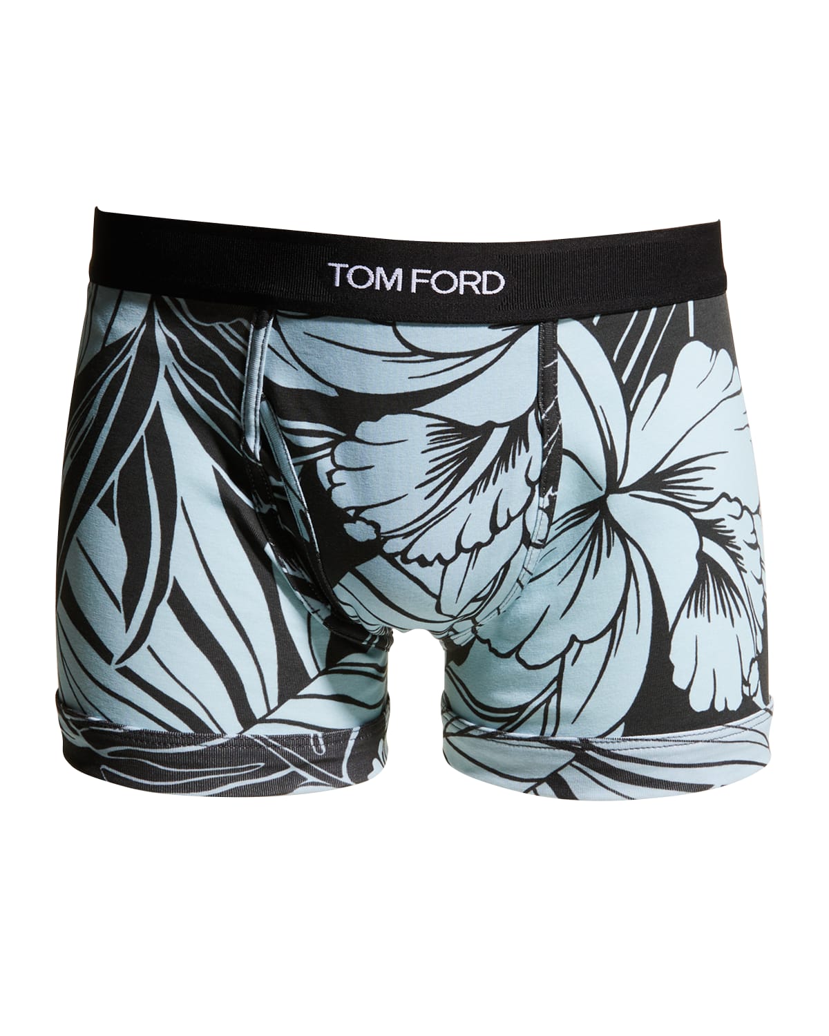 TOM FORD Men's Silk Jacquard Logo Boxers | Neiman Marcus