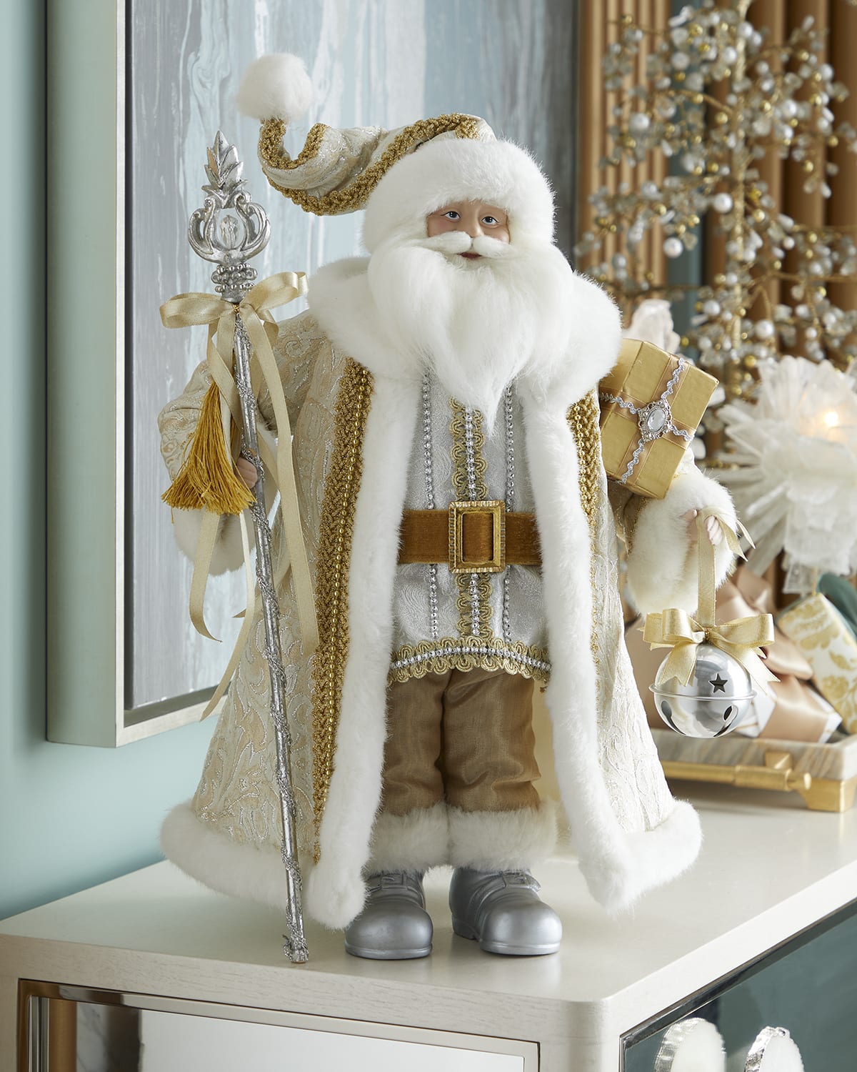 Classic Christmas Santa, 18" Neiman Marcus