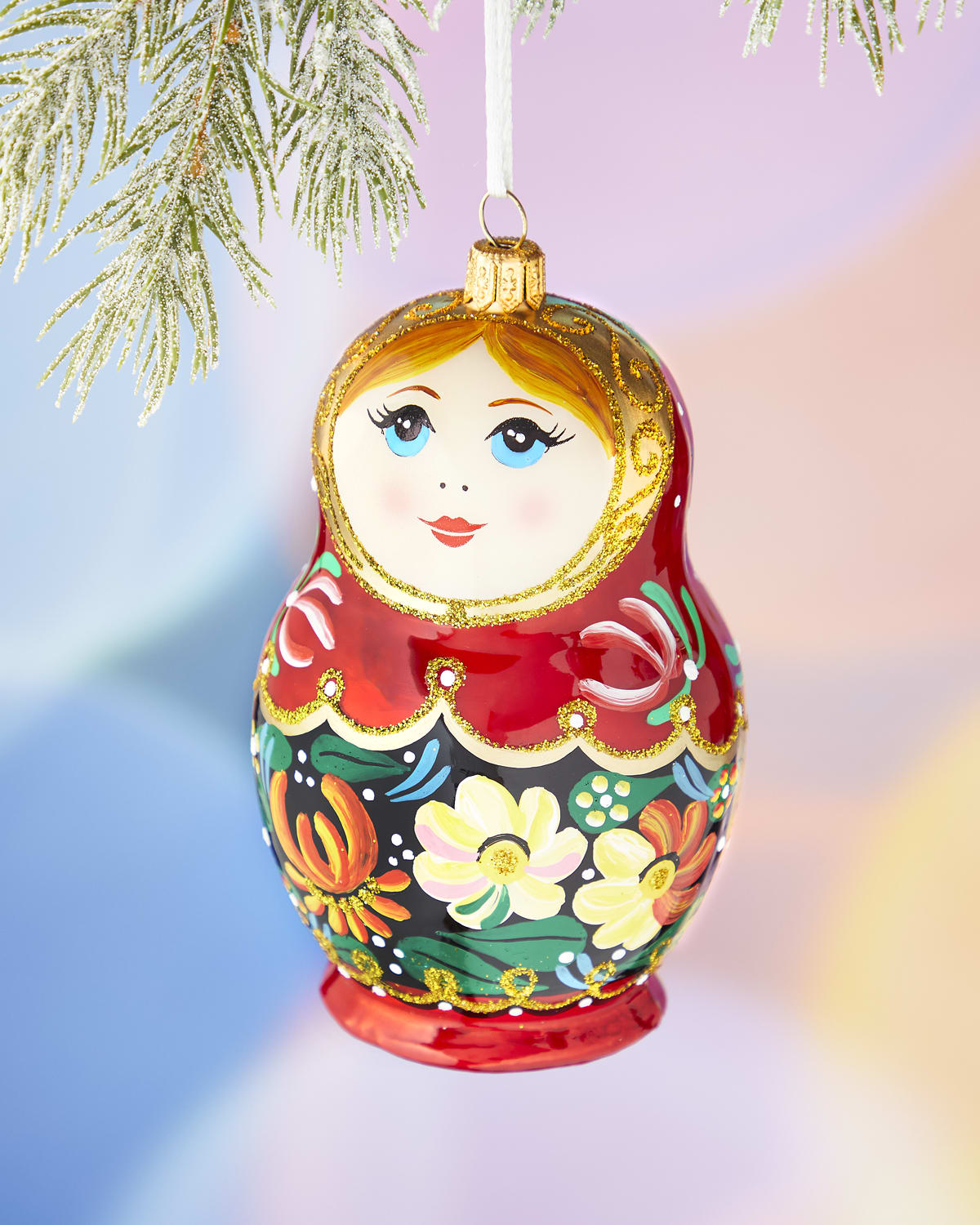 Exclusive Vintage Matryoshka Doll Christmas Ornament
