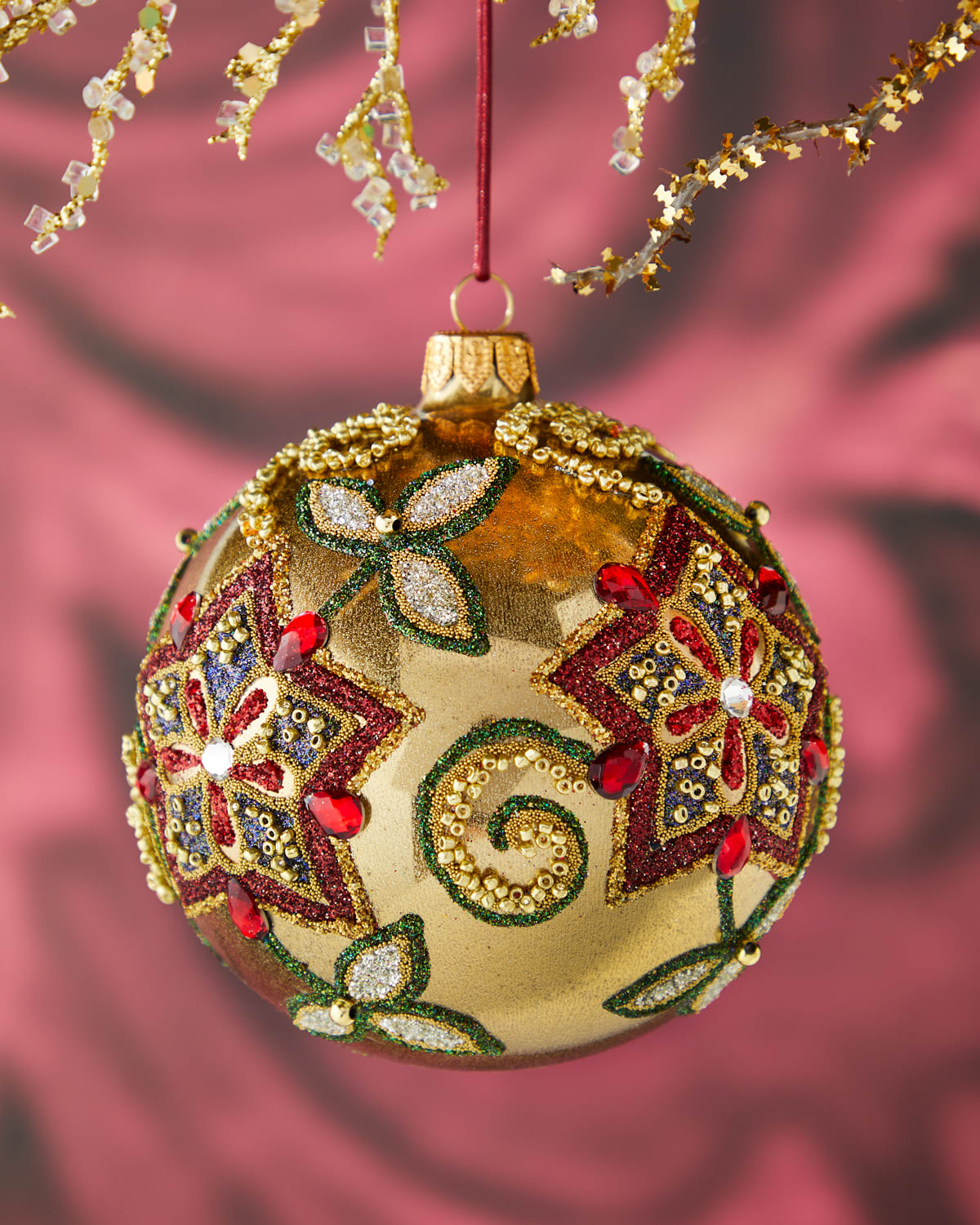 SWAROVSKI 2018 Annual Edition Christmas Ball Ornament | Neiman Marcus