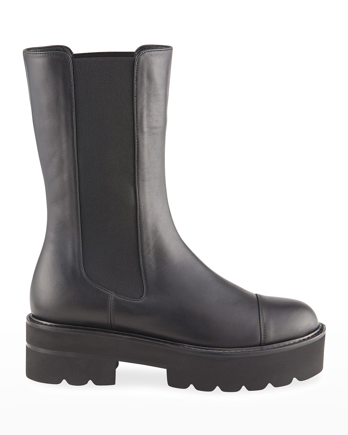 stuart weitzman women's norah block heel platform chelsea boots