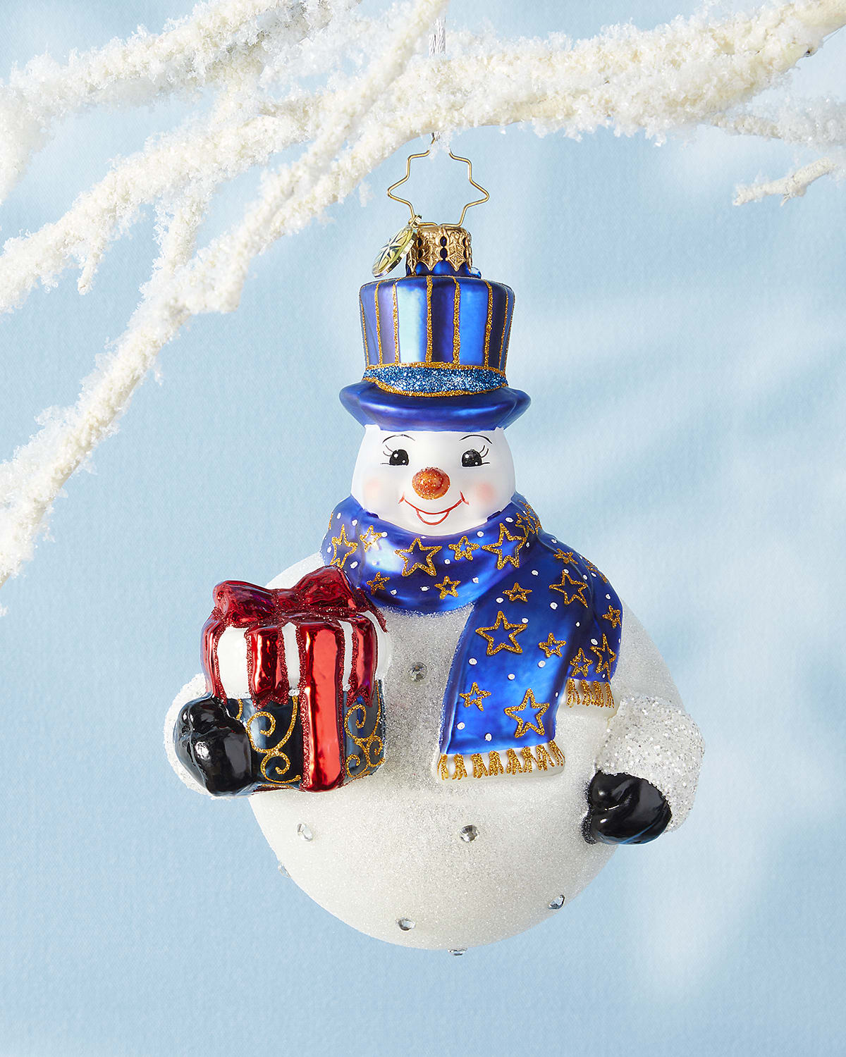 Christopher Radko Joy All Around Snowman Gem Ornament | Neiman Marcus