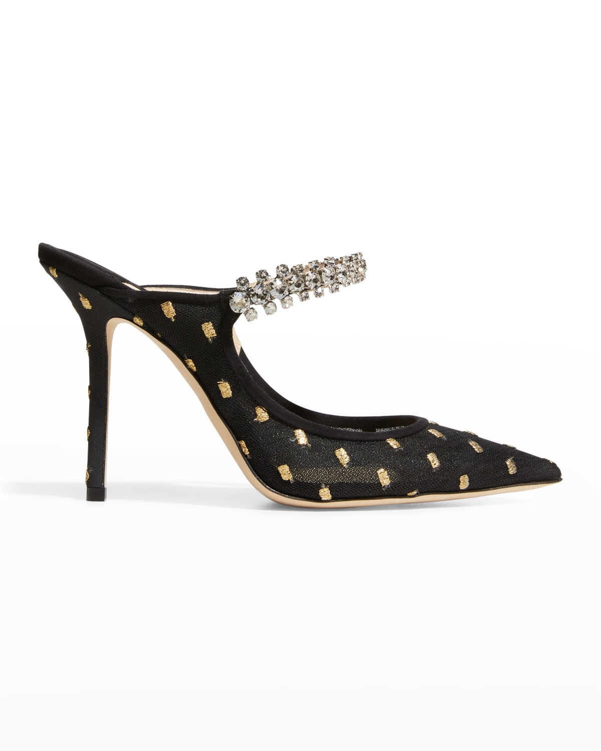 jimmy choo crystal mules