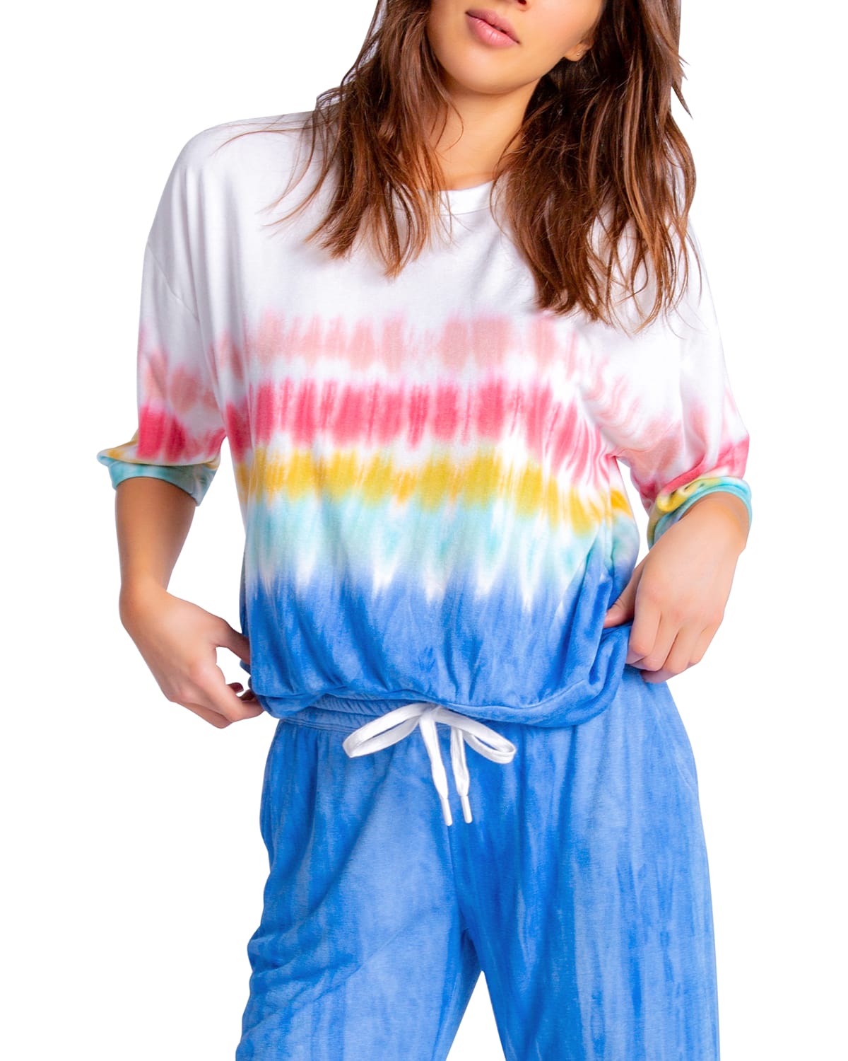 pj salvage tie dye jogger