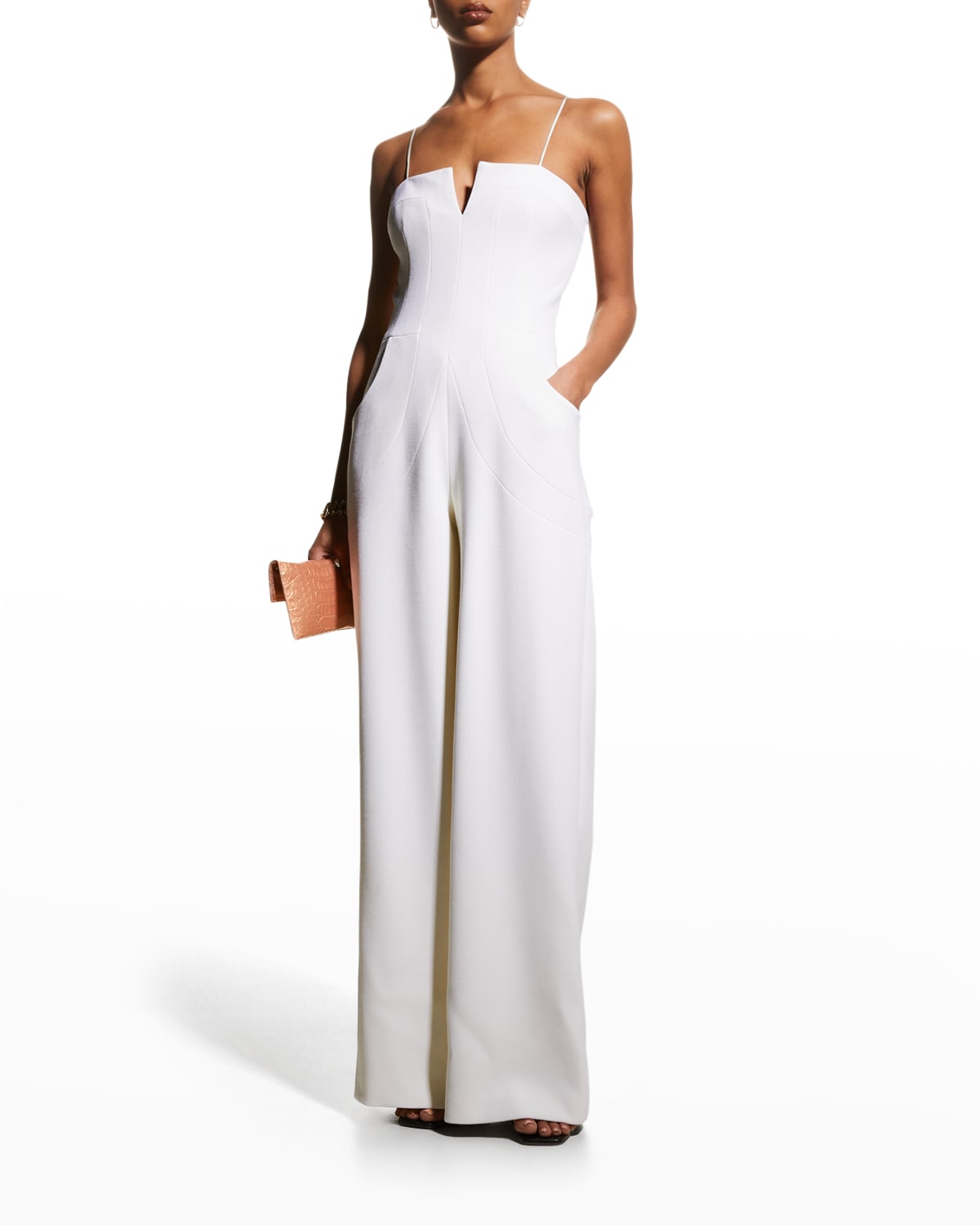 Sleeveless Silk Jumpsuit Neiman Marcus