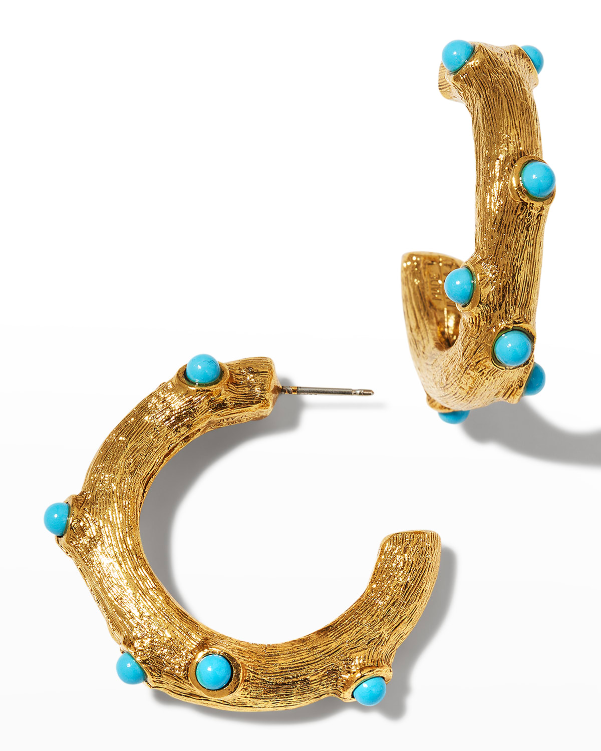 Gold Turquoise Earrings Neiman Marcus