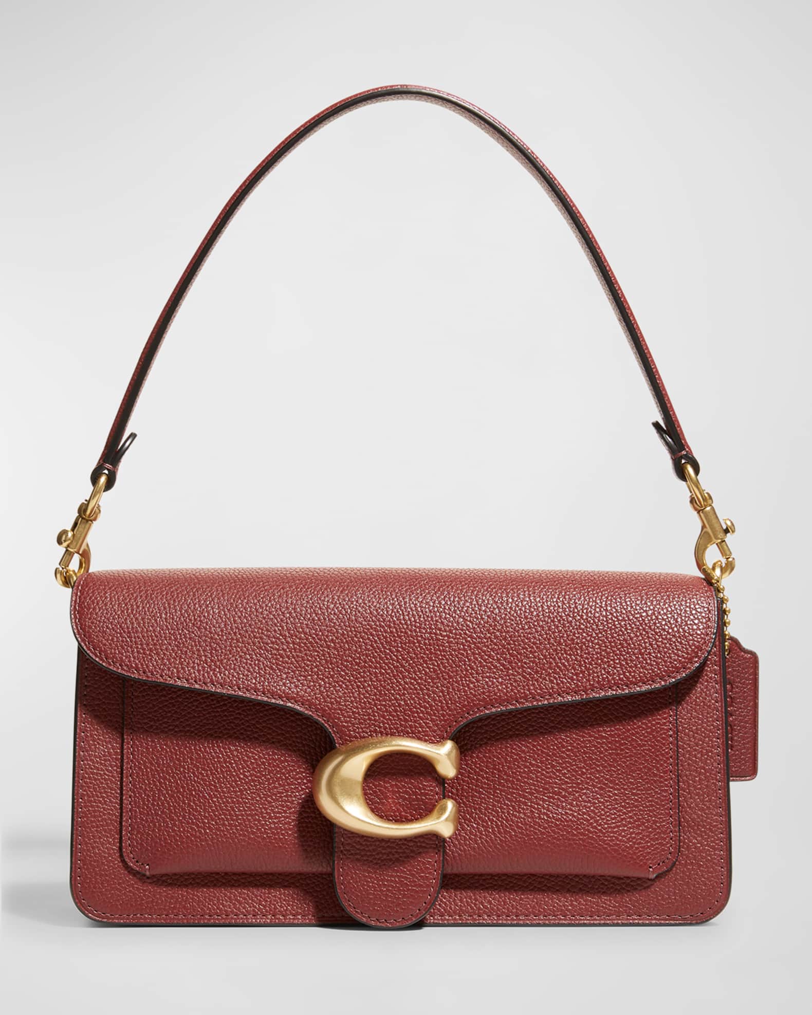 Coach 1941 Pebbled Polished Shoulder Bag Neiman Marcus