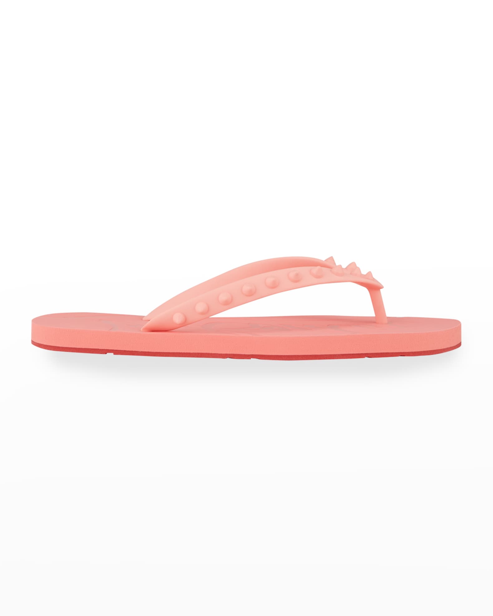 louboutin spike flip flops