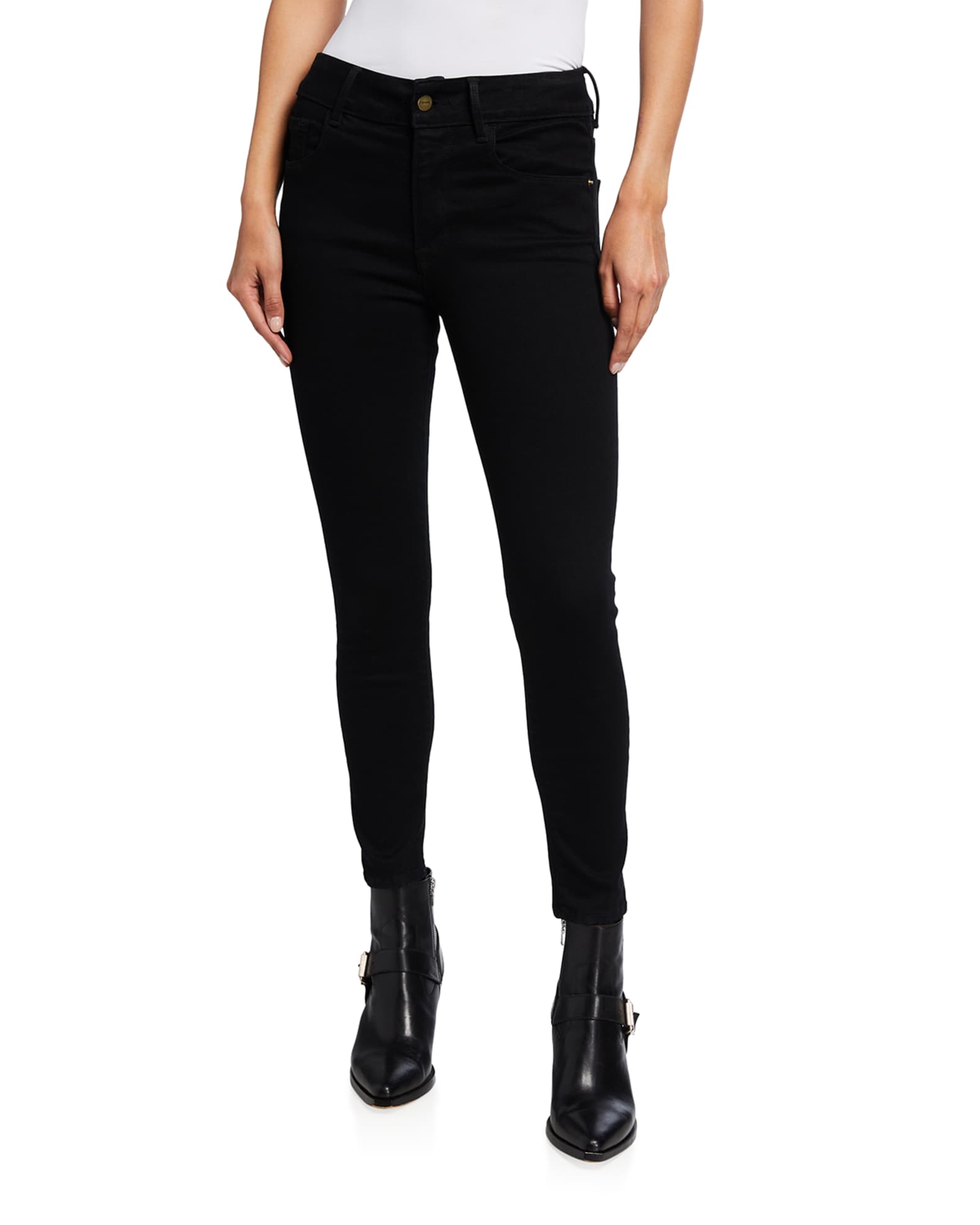 FRAME Le One Skinny Jeans | Neiman Marcus