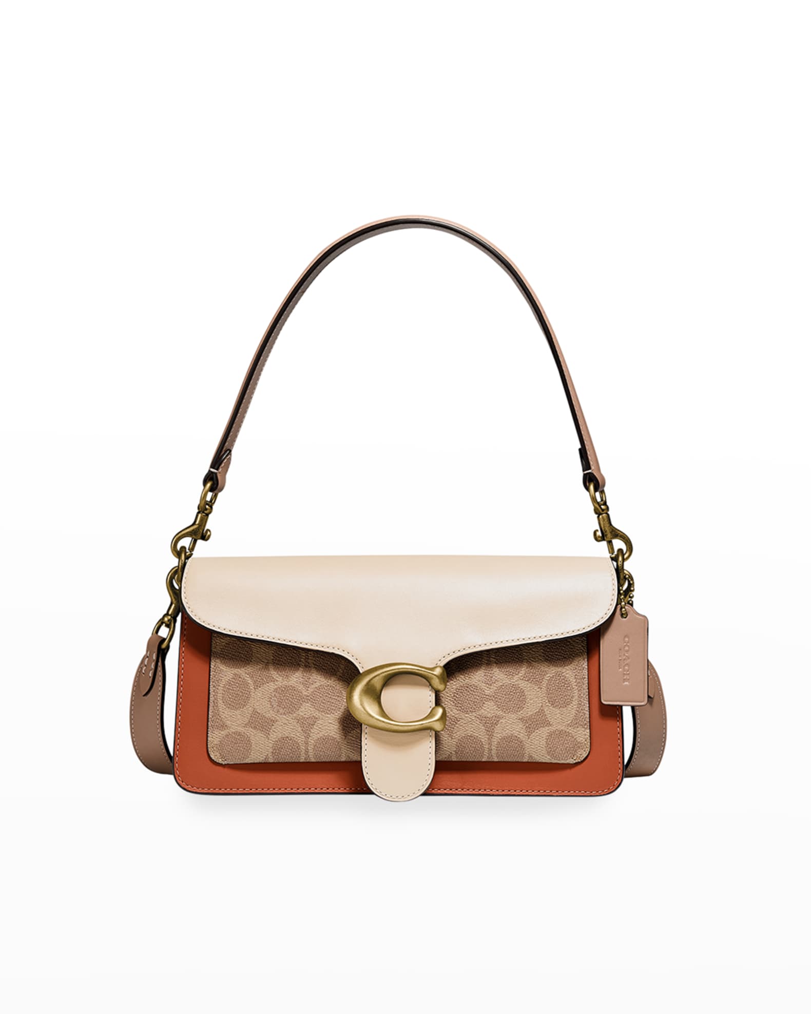 Coach 1941 Tabby Coated Canvas & Leather Shoulder Bag | Neiman Marcus