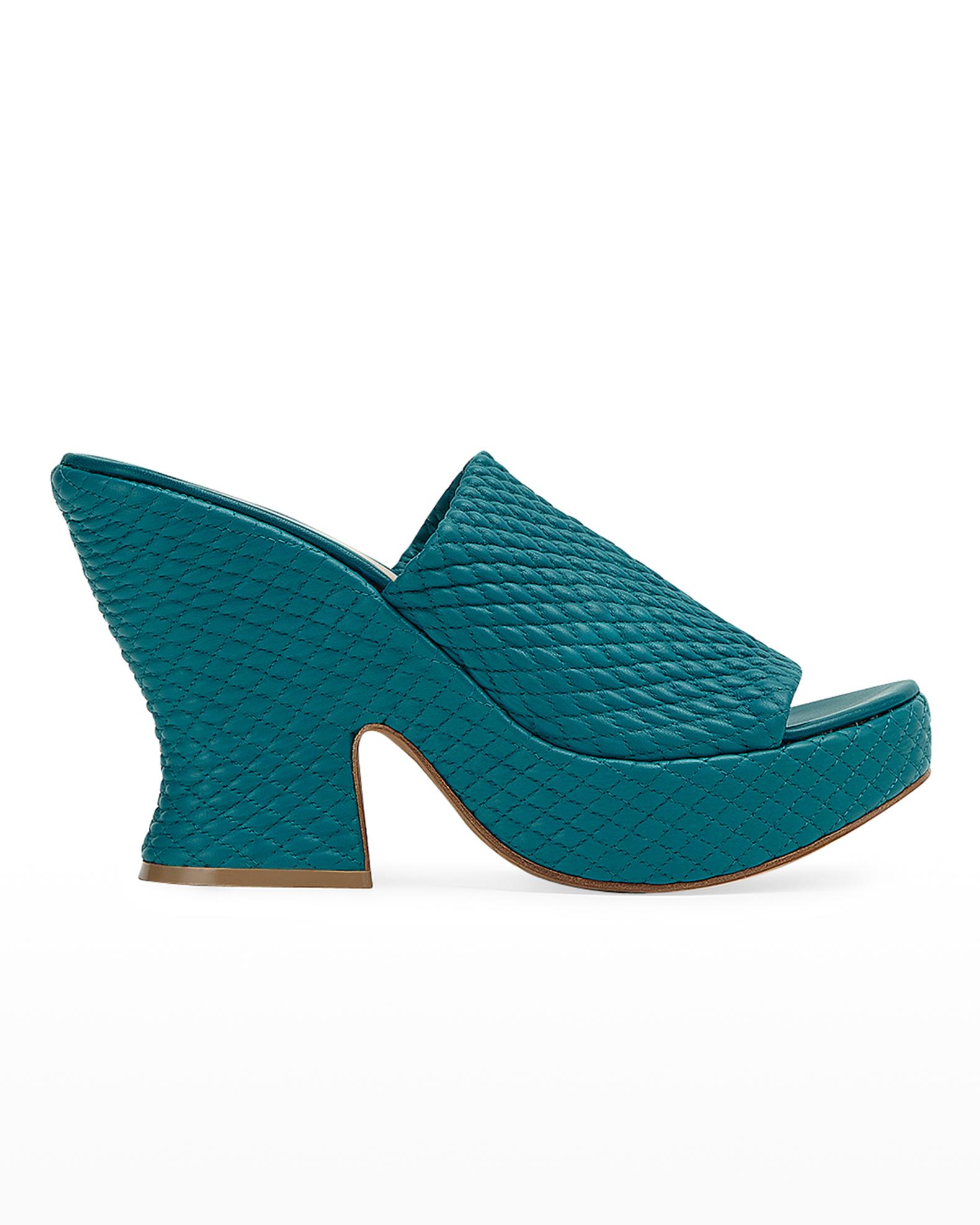 bottega quilted sandals