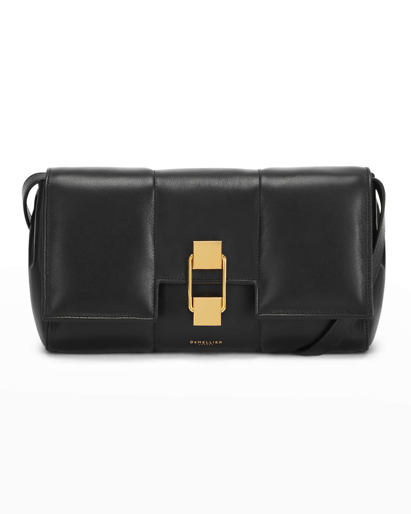 DeMellier Alexandria Padded Leather Crossbody Bag | Neiman Marcus