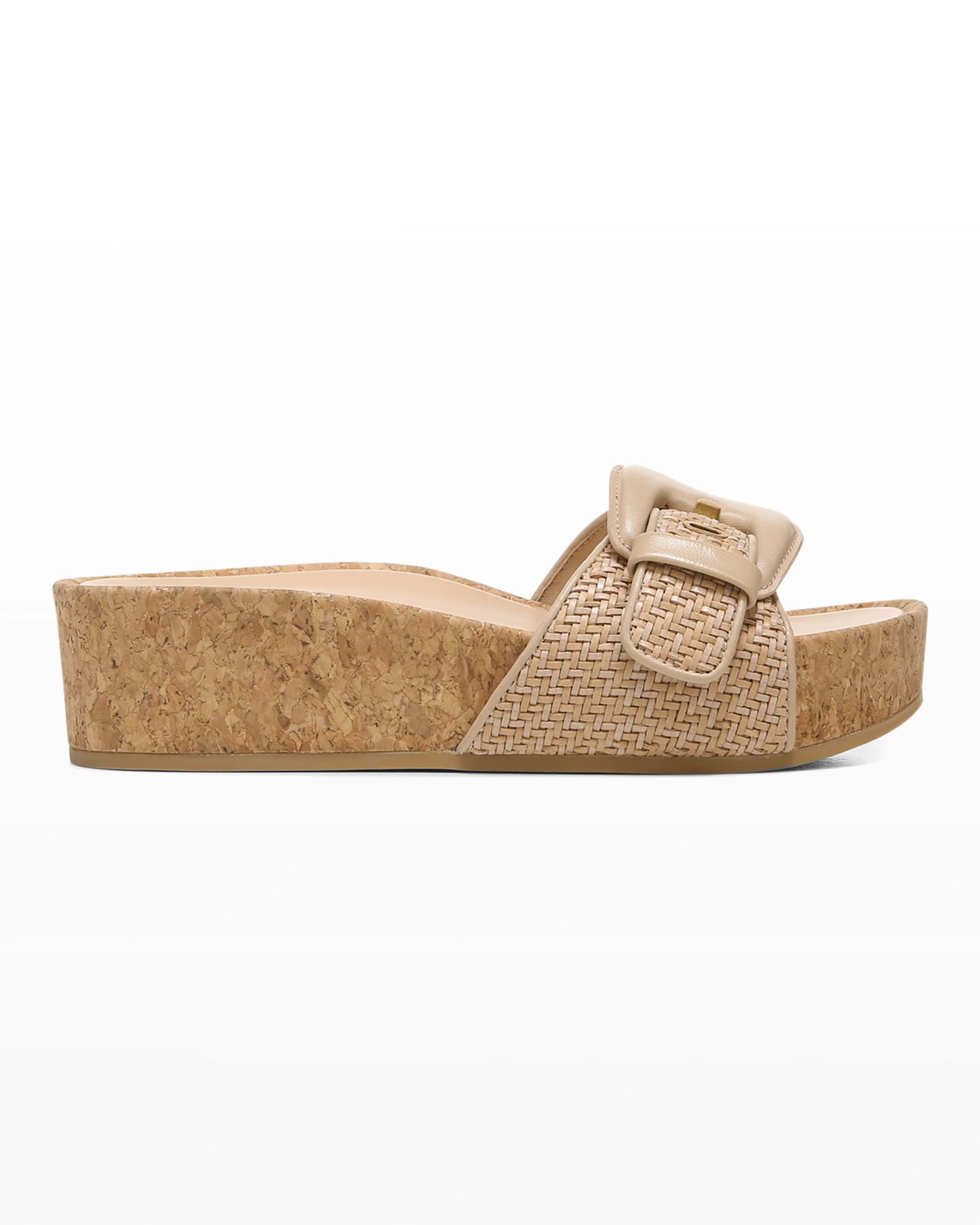 veronica beard senta woven leather slides