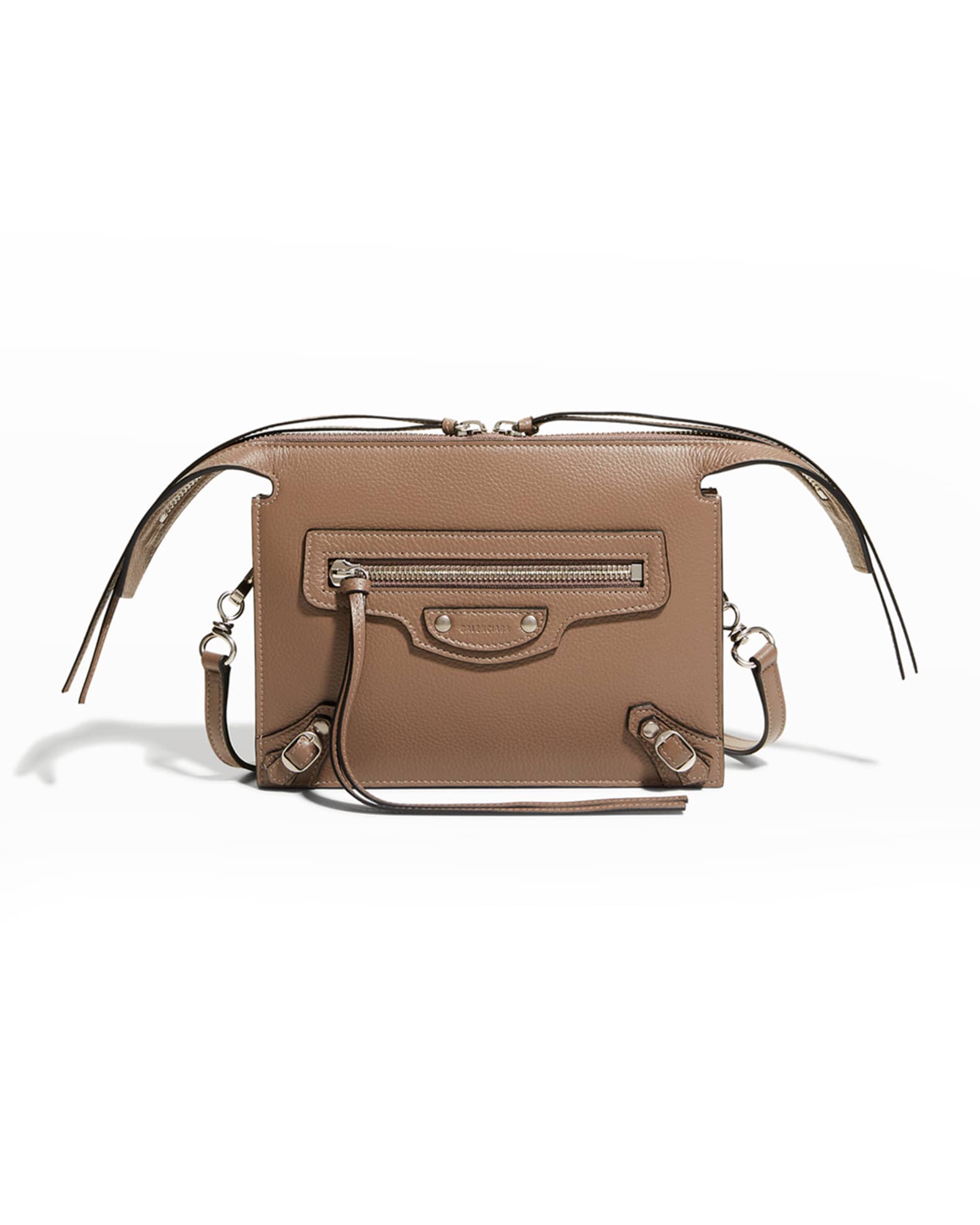 balenciaga neo classic mini leather crossbody bag