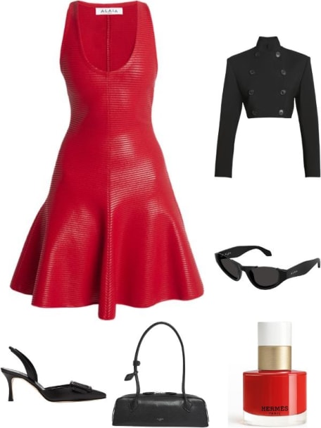 Maysli Leather Buckle Halter Pumps
