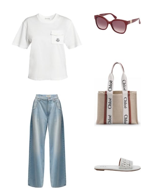 Woody Medium Tote Bag in Linen