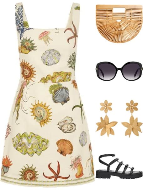 Sea Mini Dress