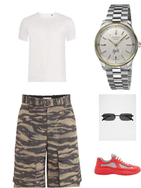 Men's Americas Cup Rubber Trainer Sneakers