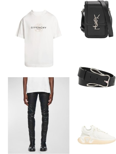 Men's B Runner Tonal Chunky Sneakers