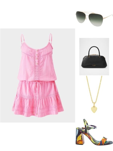 Kelly Embroidered Mini Dress