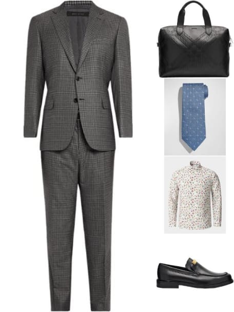 Men's Gancini Silk Tie